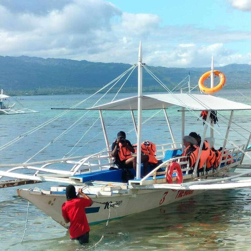 Cebu: Moalboal Island Hopping & Kawasan Falls Adventure - Kawasan Falls: a guided jungle walk and a three-tier swim